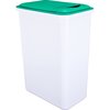 Hardware Resources White 35 Quart Plastic Waste Container CAN-35W